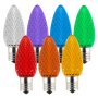 C9 LED Bulbs - Faceted Replacement Christmas Light Bulbs