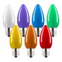 C9 LED Bulbs - Ceramic Style Replacement Christmas Light Bulbs