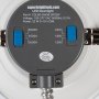 Selectable switches on the base of the fixture allow customized lumen output and color temperature, to fit a wide variety of spaces and lighting needs.
