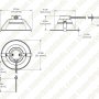 8&amp;quot; LED Commercial Recessed Downlight - Selectable CCT - Selectable Wattage - Dimmable - 1200-2200 Lumens
