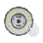 Use the switches on the top of the bulb to adjust the field-selectable CCT and the step dimming