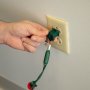 C7 Christmas LED String Lights - Slim Base - 17ft - 25 Retro Faceted Bulbs - Green Wire