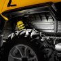 213 Lumens from a white waterproof off-road LED rock light mounted in the wheel well of an ATV