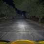 40&amp;quot; Off Road LED Light Bar - 120W - 15,000 Lumens: Light Bar Attached To Can-am. Distance Of Beam Shown Through Trees.
