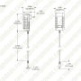 CPS-12V-36W Dimensional Drawing
