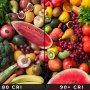 High 90+ CRI renders brighter, truer, more vibrant colors. This light is ideal for display cases, kitchens, or other locations that require quality illumination.