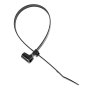 Black Cable Ties - 10 Pack - 16 Inch Long Stud Mount: Maximum Loop Size