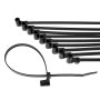 Black Cable Ties - 10 Pack - 16 Inch Long Stud Mount