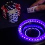 LED Angel Eye Headlight Accent Lights - Black Circuit