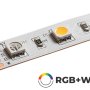 5m RGB+W LED Strip Light - Color-Changing LED Tape Light - 12V/24V - IP20