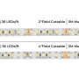5m Tunable White LED Strip Light - Color-Changing LED Tape Light - 12V/24V - IP54 Weatherproof
