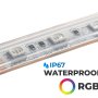 5m RGB LED Strip Light - Color-Changing LED Tape Light - 24V - IP67 Waterproof