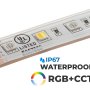 5m RGB+CCT LED Strip Light - Color-Changing LED Tape Light - 24V - IP67 Waterproof