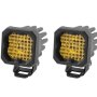 Diode Dynamics Stage Series SSC1 Sport Yellow LED Pod Lights - 1,305 Lumens - Wide Beam - Qty 2