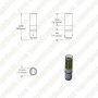 1157 LED Bulb - Dual Function 51 SMD LED Tower - BAY15D Bulb