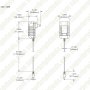 Wall-Mounted AC Adapter - 12 VDC Power Supply - 12-36W