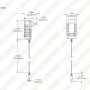 Wall-Mounted AC Adapter - 12 VDC Power Supply - 12-36W