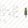 G4 Bi Pin LED Light Bulb - 20W Equivalent - 180 Lumens - 12V - Dimmable
