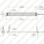 42W Linkable LED Shop Light - 4’ - LED Garage Light with Pull Chain - 4500 Lumens - 5000K/4000K
