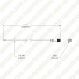 RGB Cable to Cable Connector - 0.5m - Female Connector - STW Series Compatible - Waterproof
