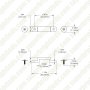10mm Silicone Mounting Clip and Screws for STW Series Waterproof Strip Lights