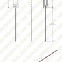 10&amp;quot; LED Under Cabinet Lighting Fixture w/ Touch Switch - 3W Linear LED Task Light - 250 Lumens - 12-24V - 4000K