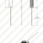 10&amp;quot; LED Under Cabinet Lighting Fixture w/ Touch Switch - 3W Linear LED Task Light - 250 Lumens - 12-24V - 4000K