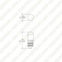 T3-1/4 LED Bulb - 12V - E10 Base - 360 Degree - 3000K/6500K