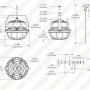 150W LED Explosion Proof Light for Class I Division 2 Hazardous Locations - 18400 Lumens - 400W HID Equivalent - 4000K/5000K