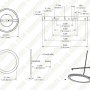                             9" LED Downlight - Chrome Magnetic Trim - 18W Flush Mount Ceiling Light - 100W Incandescent Equivalent - Dimmable - 1,440 Lumens - 3000K / 4000K
                        