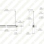 55W Vandal / Impact Resistant Architectural Vapor Tight LED Light - LED Tri-Proof Light - 4&#039; Long - 6000 Lumens - 4000K/5000K