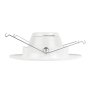 LED Recessed Lighting Kit for 5&amp;quot; to 6&amp;quot; Cans - Retrofit LED Downlight w/ Baffle Trim - 60 Watt Equivalent - Dimmable - 800 Lumens: Profile View
