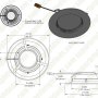 LED Recessed Lighting Kit for 5&amp;quot; to 6&amp;quot; Cans - Retrofit LED Downlight w/ Baffle Trim - 60 Watt Equivalent - Dimmable - 800 Lumens