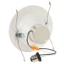 Equipped with E26/E27 screw base adapter to connect directly to standard socket. Also includes quick link connector for versatile installation options.