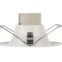 Fixture secures to ceilings tool free and can be used in remodels and retrofit projects.