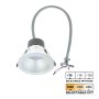 TCP LED 4" Selectable Commercial Deep Recessed Downlight - Selectable CCT and Wattage - Dimmable - Diffuser Version - Up to 1,200 Lumens