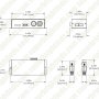 LED DMX512 Decoder - 3 Channel - 8 A/CH - Address Digital Display - 12-24 VDC
