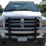 50&amp;quot; Off Road Curved LED Light Bar - 288W:  Installed On Top Of Dodge Ram With Mounting Brackets (Sold Separately)