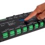 Settings and features are easily accessible with OLED display menus and operated with 4 control buttons.