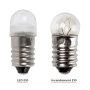 T3-1/4 LED Bulb - 12V - E10 Base - 180 Degree -3000K/6500K