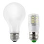 T10 LED Bulb - 30 Watt Equivalent E27 LED Bulb: Comparison View