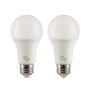 Euri Lighting A19 LED Bulb - 12W - E26 Base - Dimmable - 75W Incandescent Equivalent - 2-Pack - 4000K / 5000K