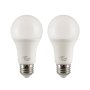 Euri Lighting A19 LED Bulb - 12W - E26 Base - Dimmable - 75W Incandescent Equivalent - 2-Pack - 4000K