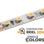 30m Single Color LED Strip Light - Eco™ Series Tape Light - Contractor Reel - 24V - IP20