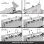 Additional mounting options available (sold separately)