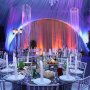 Trim, sleek design is suitable for wedding, party, or concert venues to provide dynamic wall washing and decorative accent.