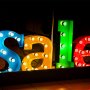 G11 LED Bulb - 8 SMD LED Globe Bulb: Colored Bulbs Installed in Sign Letters 