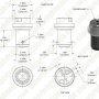 G4/MR16/MR11 to BA15 Base Adapter