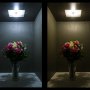 G8 LED Bulb, 36 High Power LEDs: Bulb On Showing Cool White (Left) and Warm White (Right)