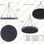 32W Full-Spectrum LED Grow Light - 4-Band Red/Blue/UV/IR for Indoor Plant Growth